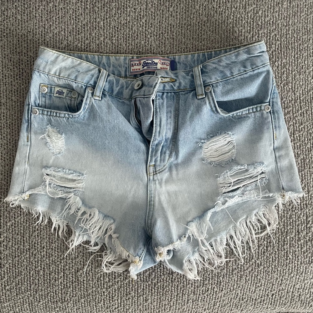 SUPERDRY vintage denim jean shorts